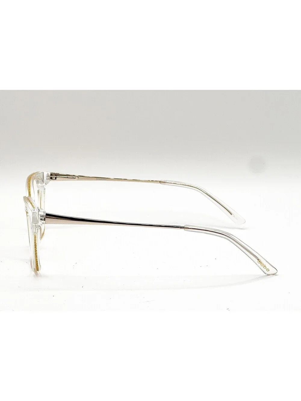 Bebe BB5203 204 Taupe Crystal Square Authentic Eyeglass Frames 52-17